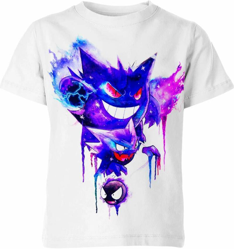 Gengar Haunter Gatsly From Pokemon Shirt