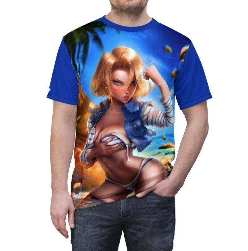 Android 18 Ahegao Hentai From Dragon Ball Z Shirt