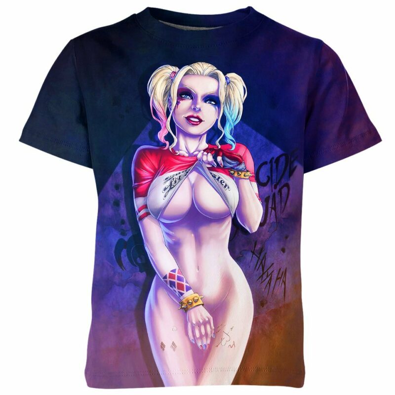 Harley Quinn Ahegao Hentai Shirt