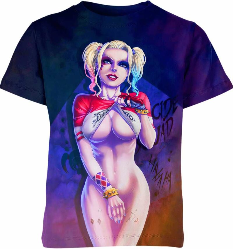 Harley Quinn Ahegao Hentai Shirt