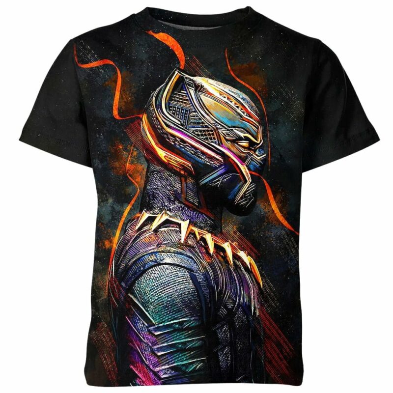 T'Challa Black Panther all over print T-shirt