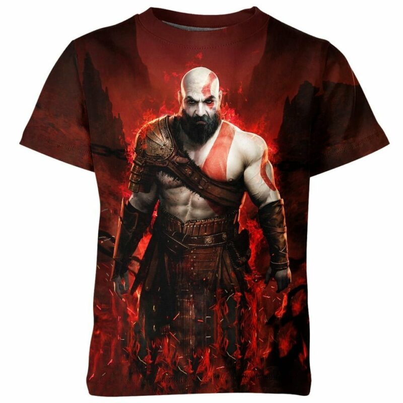 Muspelheim - Kratos God of War Game all over print T-shirt