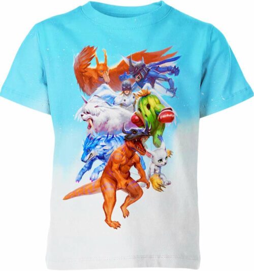 Digimon Real Life - Anime all over print T-shirt