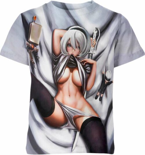 2B Ahegao Hentai Nier Automata Shirt