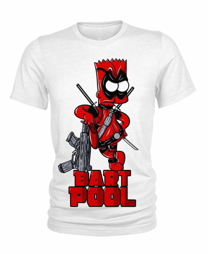 Deadpool x Bart Simpson From The Simpsons Shirt