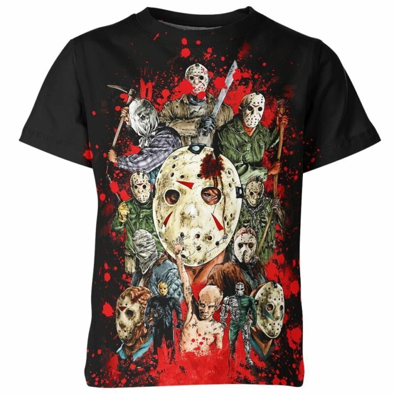 Killer Puzzle - Jason Voorhees all over print T-shirt