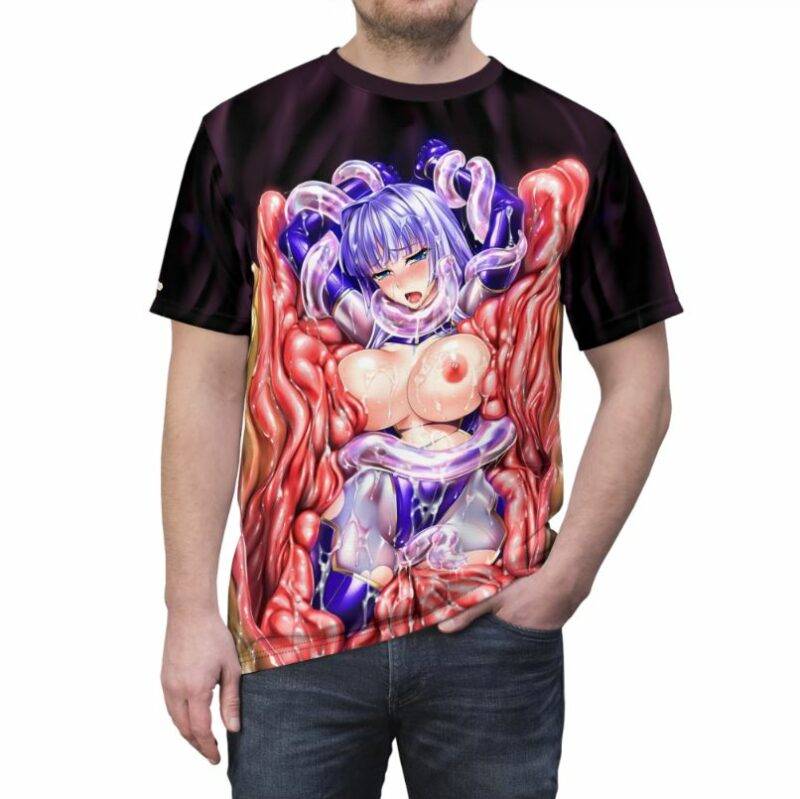 Ahegao Hentai Anime Girl Shirt