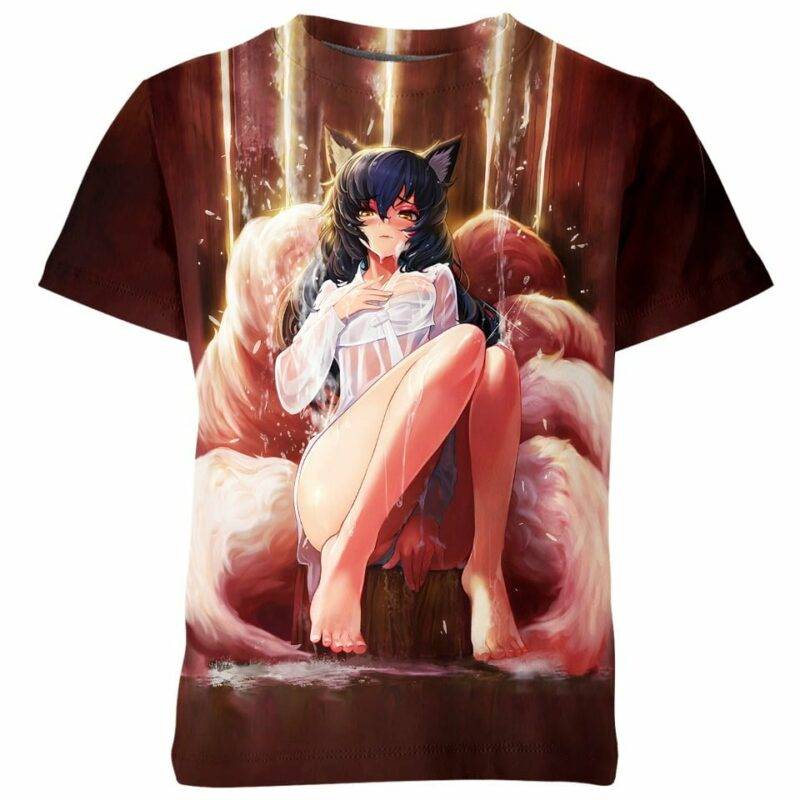 Ahri Ahegao Hentai From League Of Legends Shirt