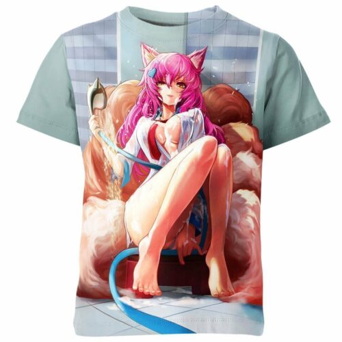 Ahri Ahegao Hentai From League Of Legends Shirt