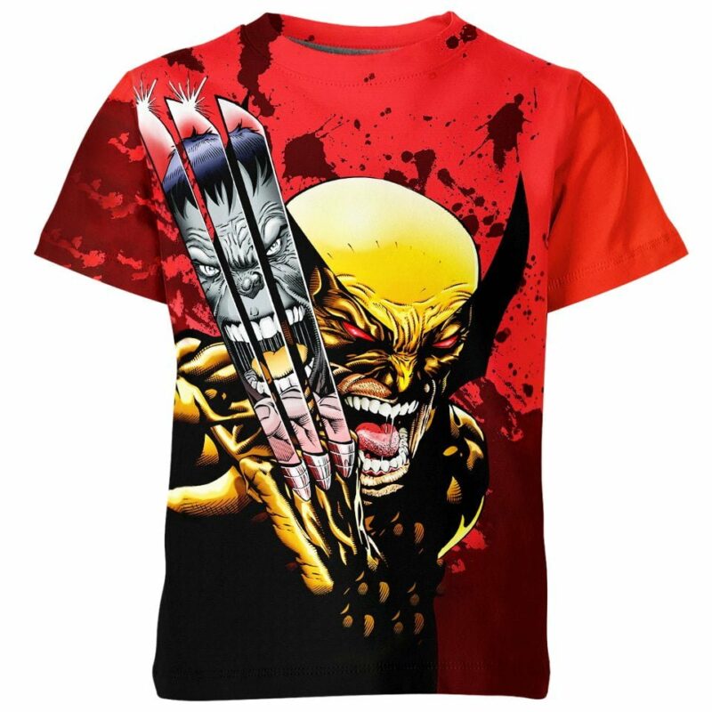 Hulk and Wolverine all over print T-shirt