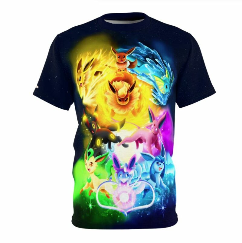 Pokemon Eeveelutions - Eevee all over print T-shirt