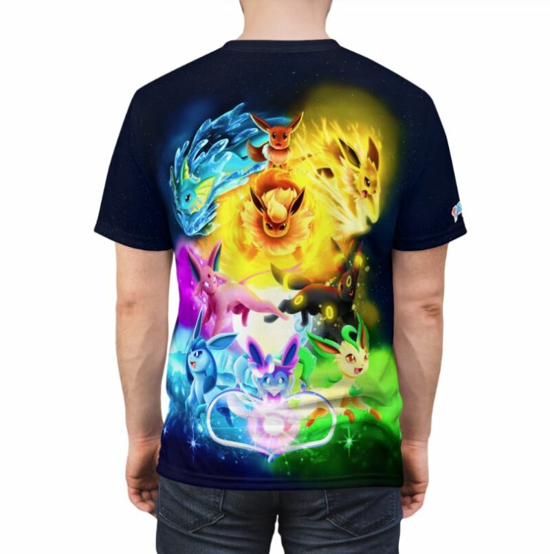 Pokemon Eeveelutions - Eevee all over print T-shirt