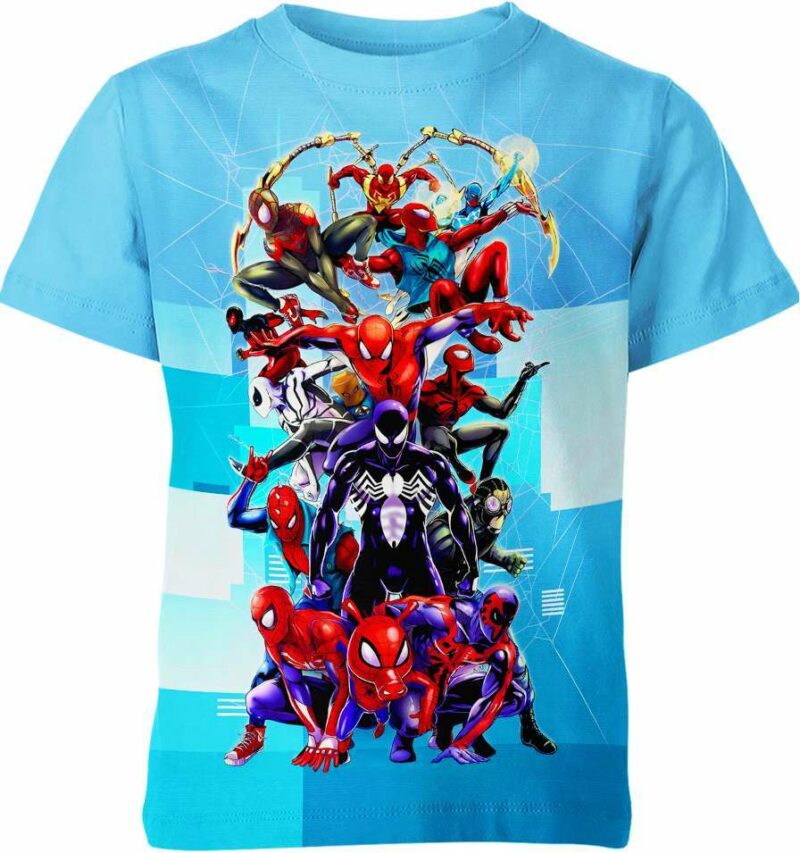 All Dimensions Spider Man all over print T-shirt