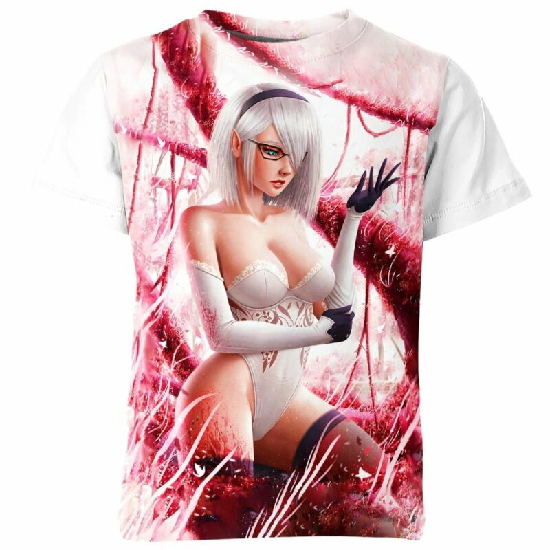 A2 Ahegao Hentai From Nier Automata Shirt