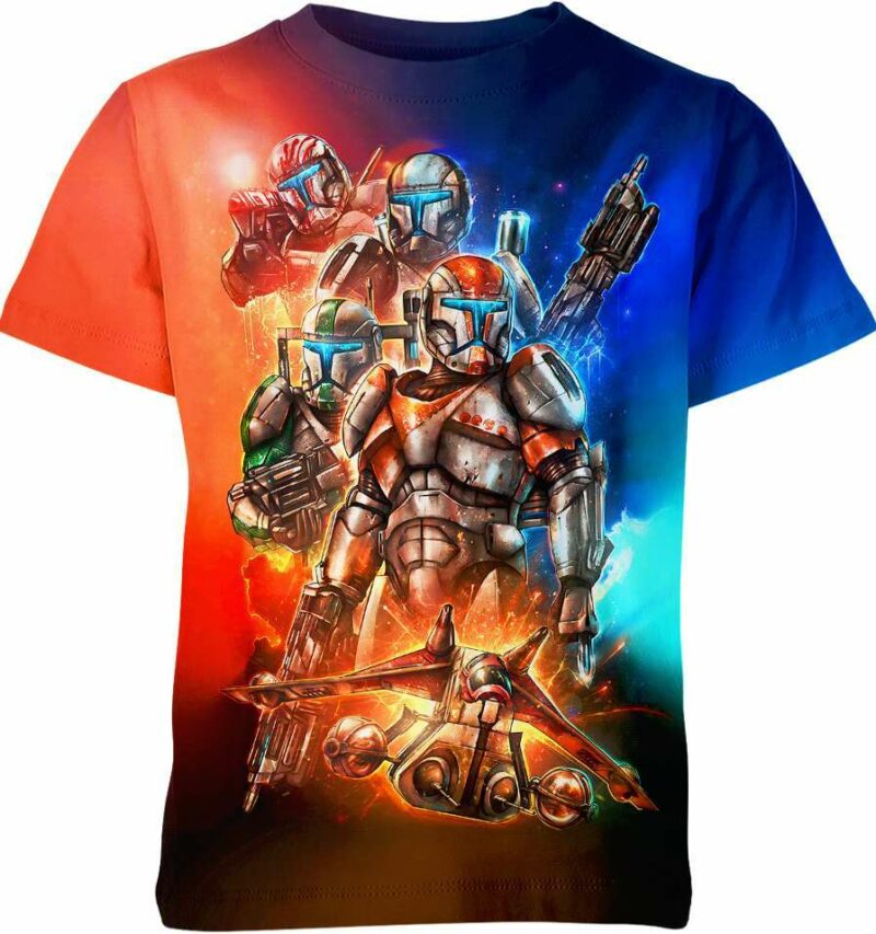 Republics Special Forces - Clone Commando Star Wars Shirt