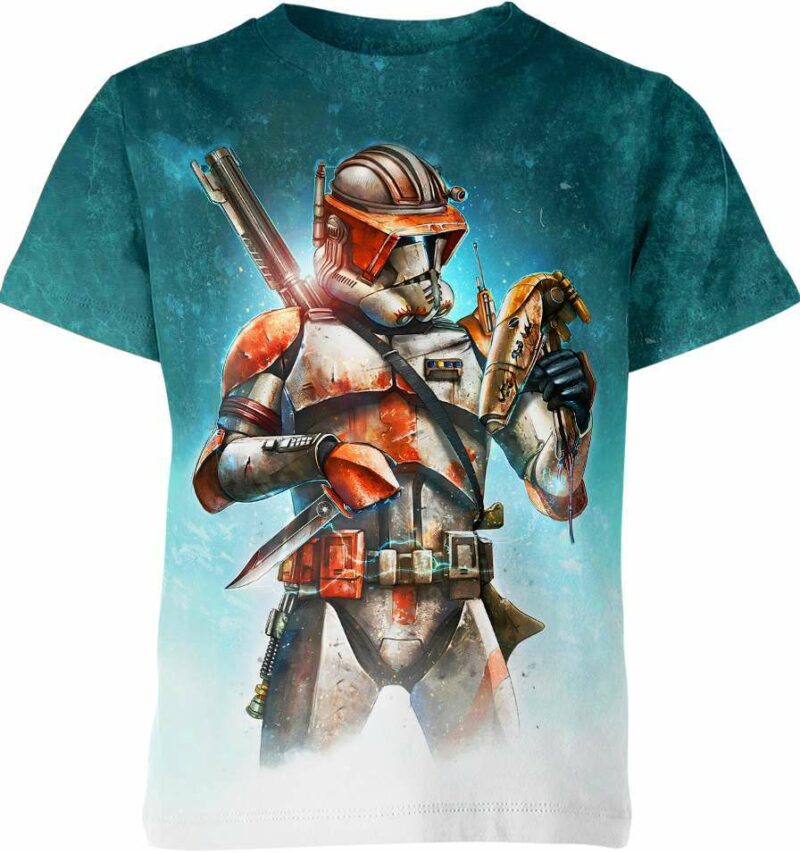 Commander Cody Star Wars all over print T-shirt