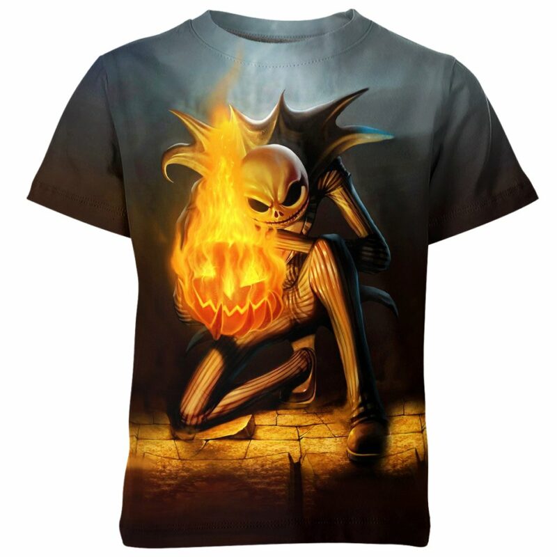 The Masters Of Fright Jack Skellington all over print T-shirt