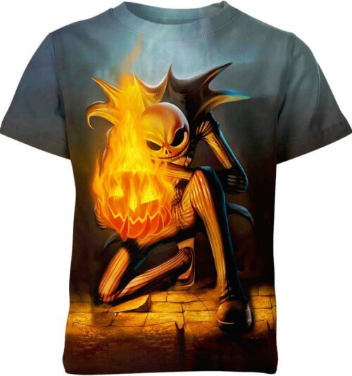 The Masters Of Fright Jack Skellington all over print T-shirt