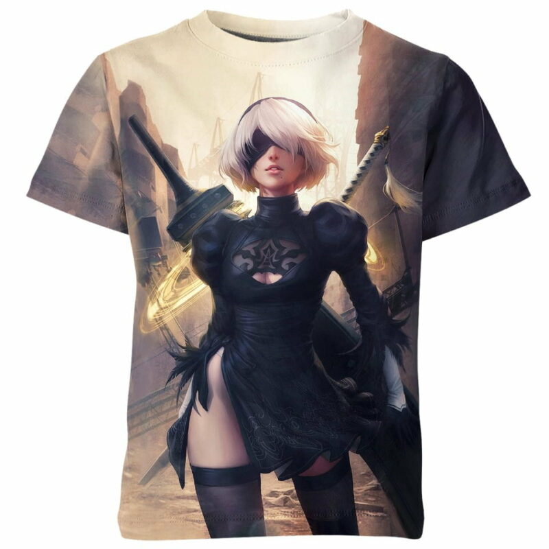 2B from Nier Automata Shirt