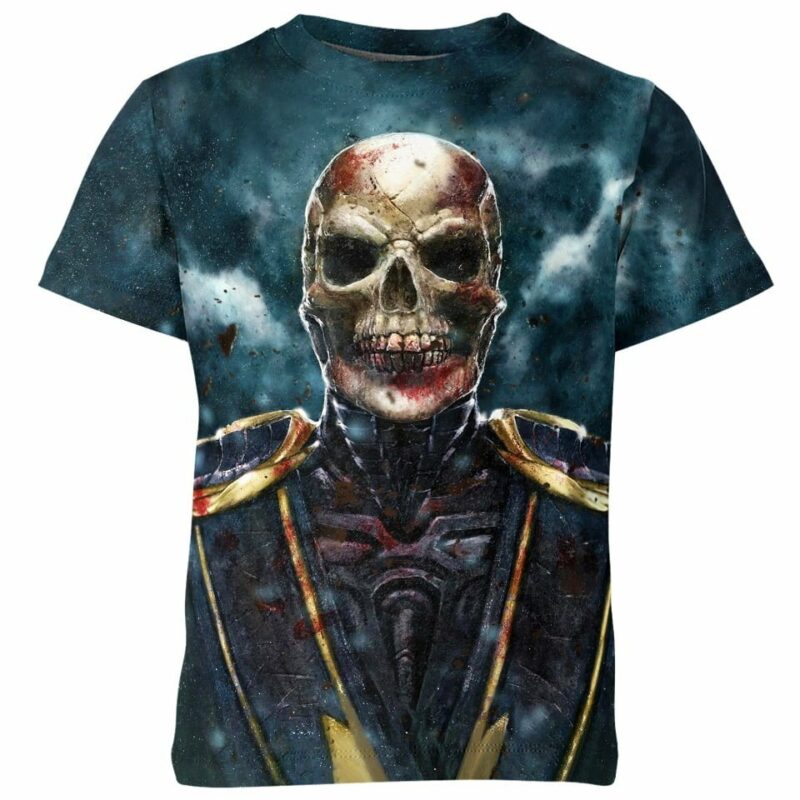 Unmasked Scorpion Mortal Kombat all over print T-shirt