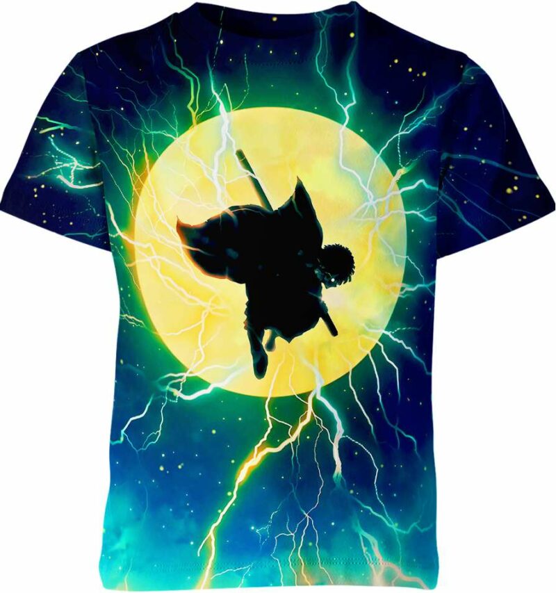 Under The Moonlight Agatsuma Zenitsu all over print T-shirt