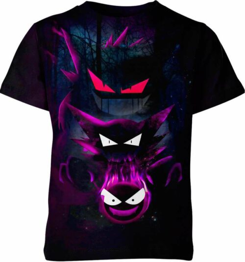 Gengar Haunter Gatsly From Pokemon Shirt