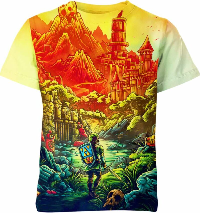 Awake The Dreamer -The Legend of Zelda all over print T-shirt