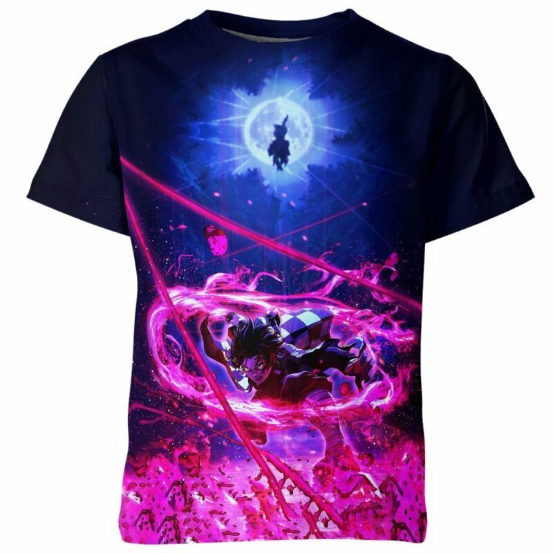 Hurricane Sword Tanjiro all over print T-shirt