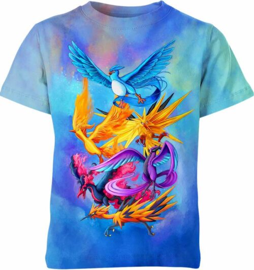 Pokemon Articuno Moltres Zapdos Shirt