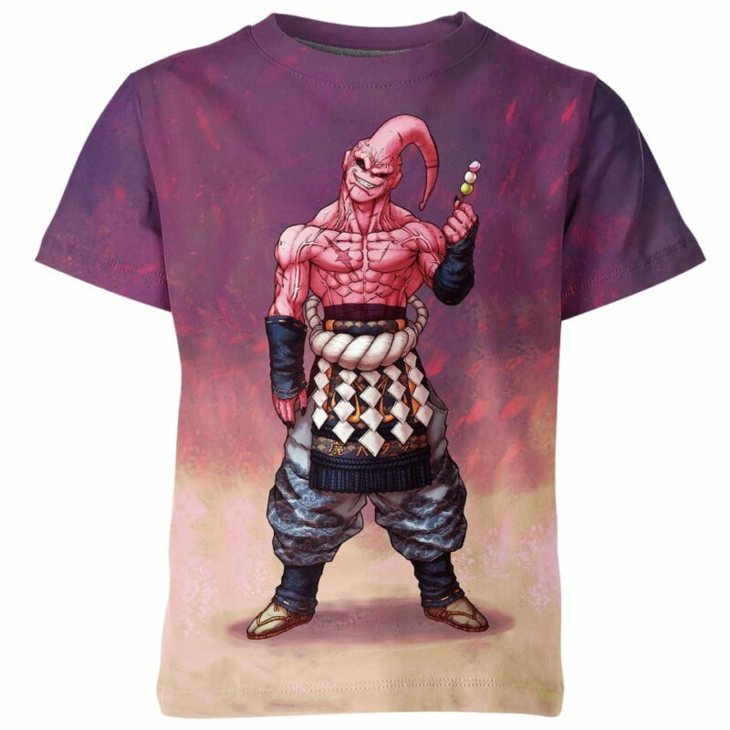 Samurai Majin Buu all over print T-shirt