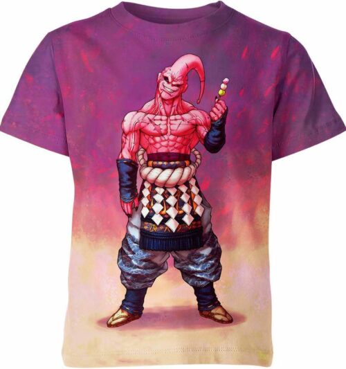 Samurai Majin Buu all over print T-shirt