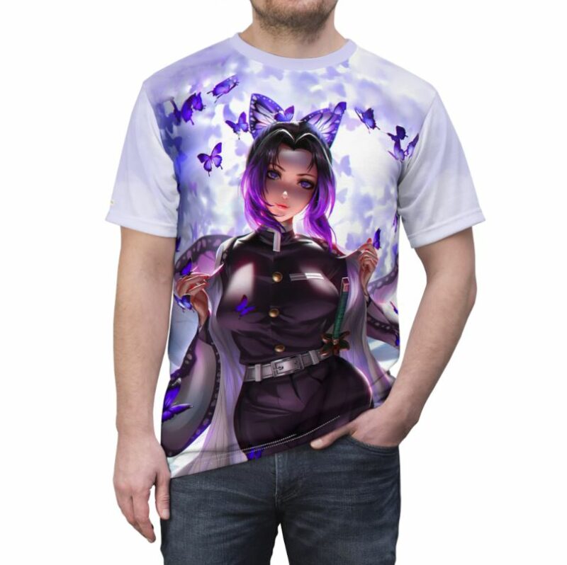 Shinobu Kochou from Demon Slayer all over print T-shirt