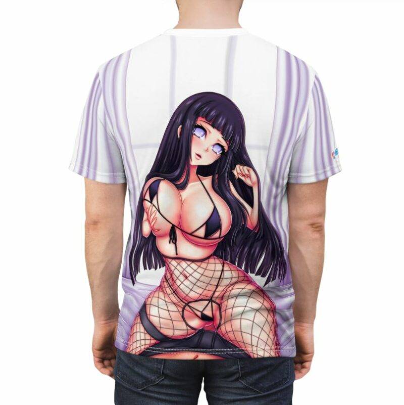 Holy Curves Hinata Ahegao all over print T-shirt