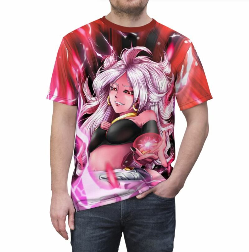 Sorcerer Android 21 Dragon Ball all over print T-shirt