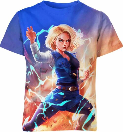 Android 18 From Dragon Ball Z Shirt