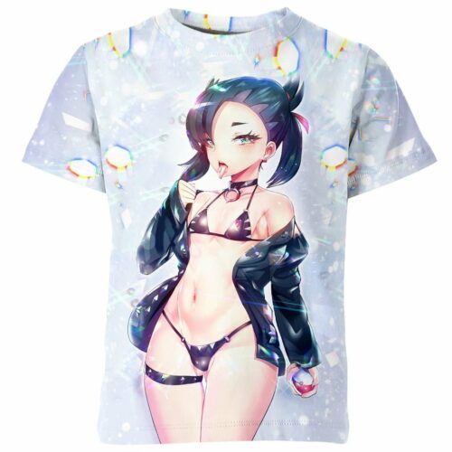 Marnie Pokemon Ahegao all over print T-shirt