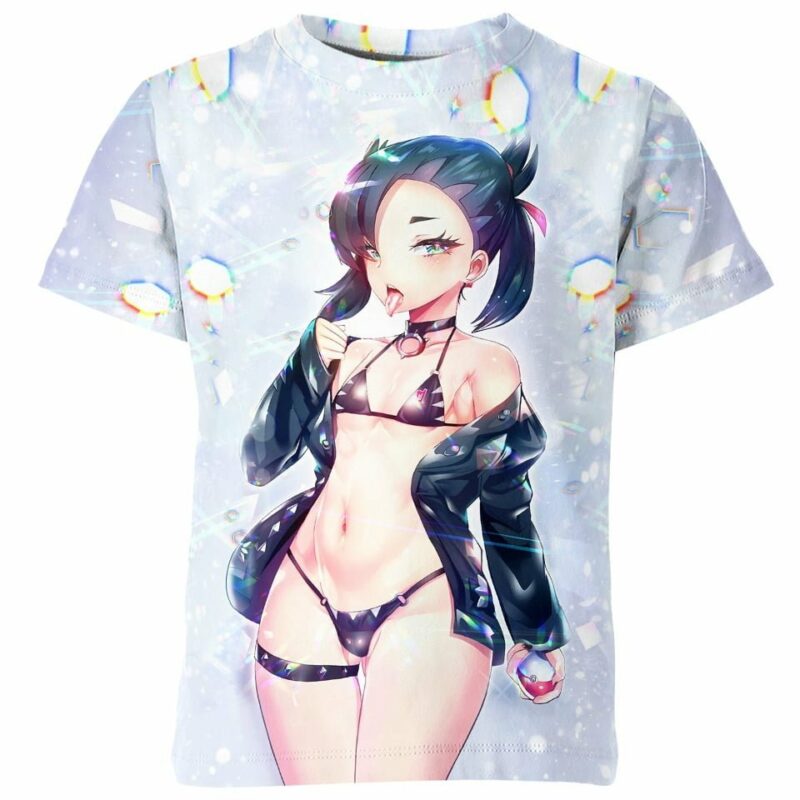 Marnie Pokemon Ahegao all over print T-shirt