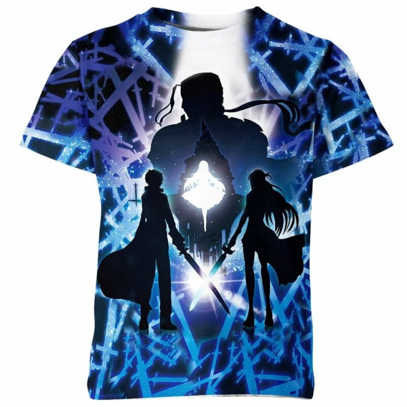 Kirito & Asuna Sword Art Online all over print T-shirt