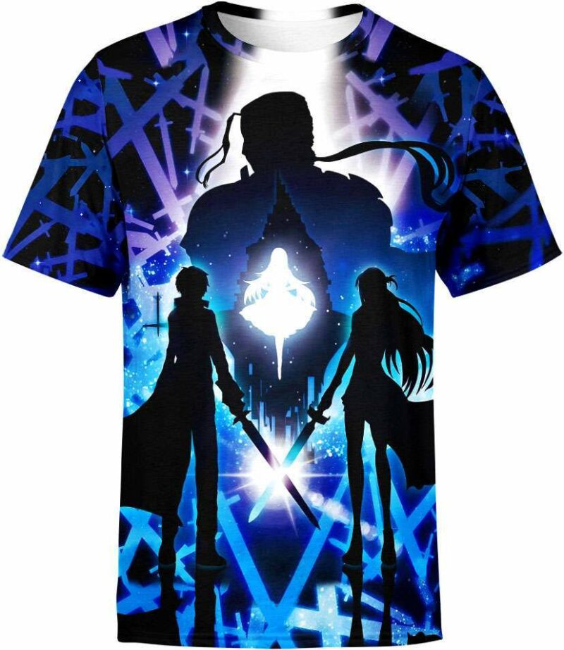 Kirito & Asuna Sword Art Online all over print T-shirt