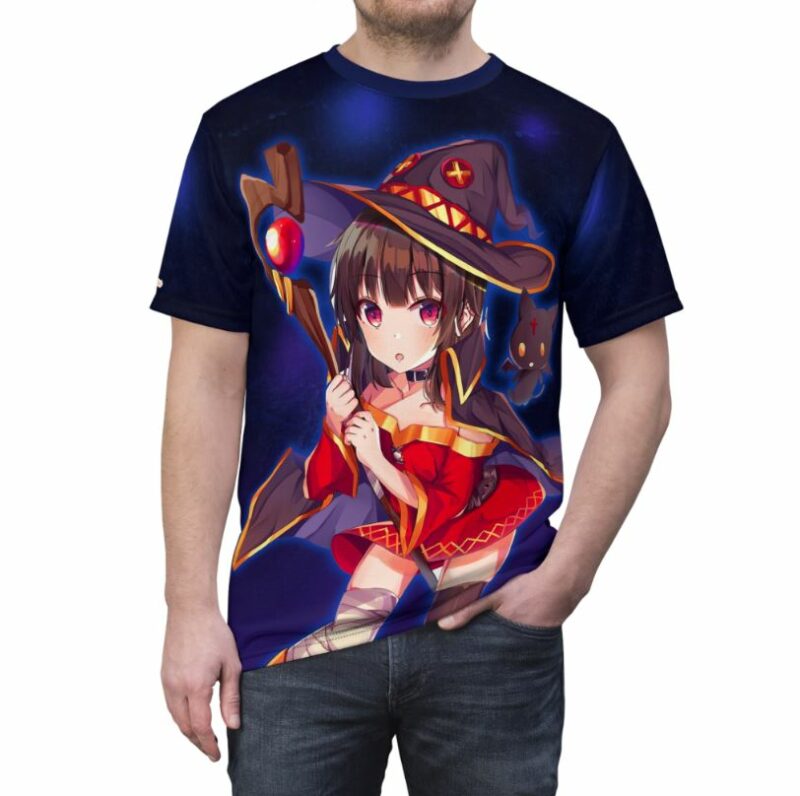 Witch Megumin Konosuba Anime all over print T-shirt