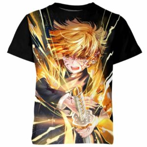 Zenitsu Agatsuma From Demon Slayer Shirt