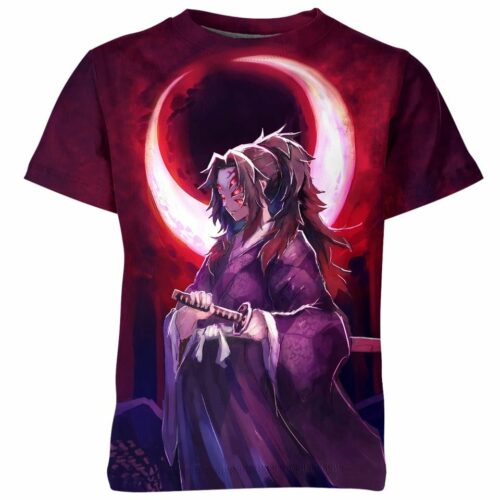 Breath Of The Moon - Kokushibo Demon Slayer all over print T-shirt