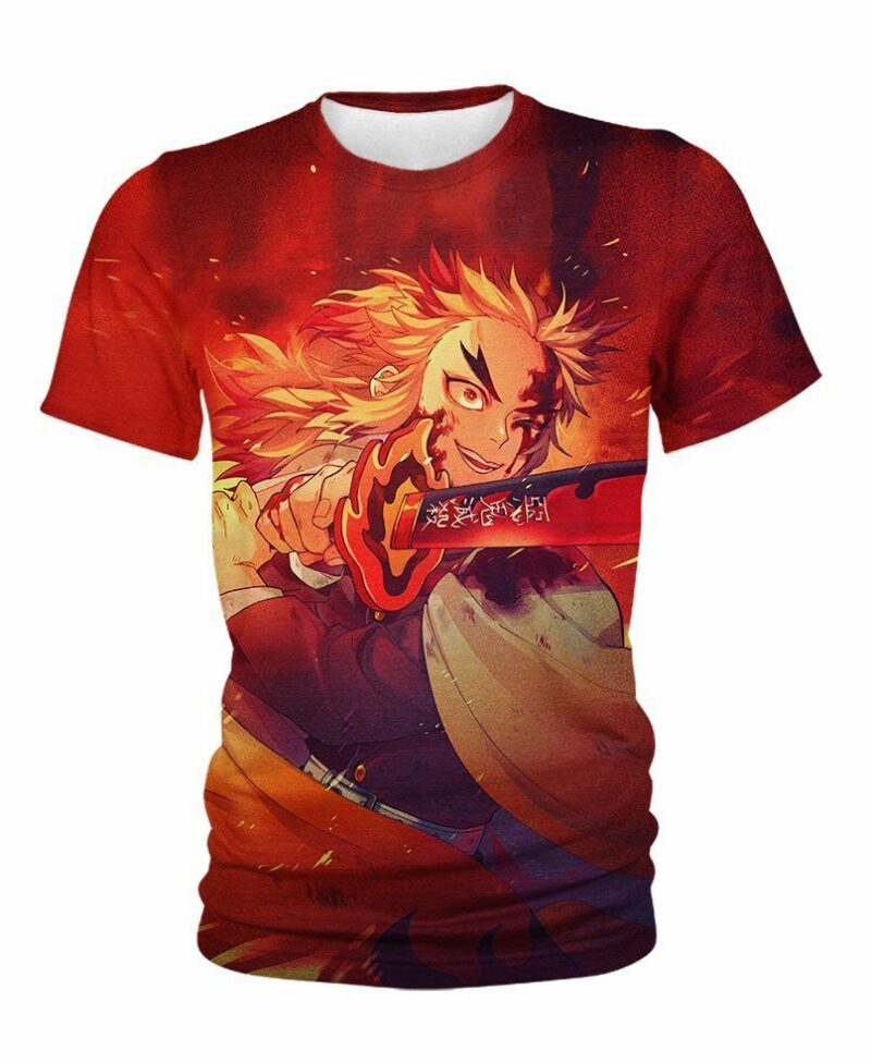 Kyojuro Rengoku From Demon Slayer Shirt