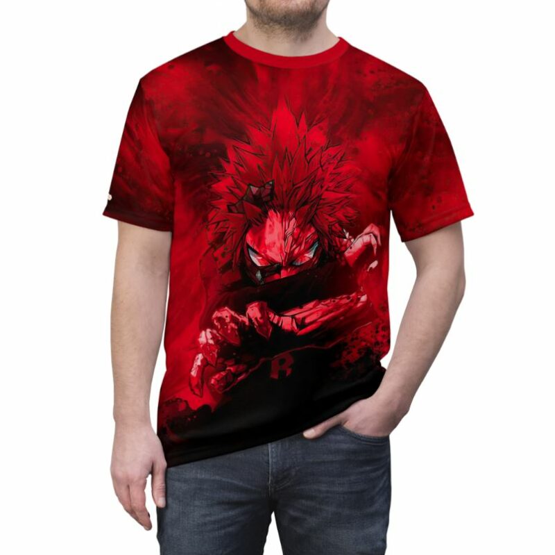 Red Counter My Hero Academia all over print T-shirt