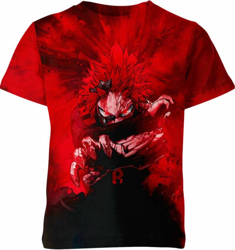 Red Counter My Hero Academia all over print T-shirt