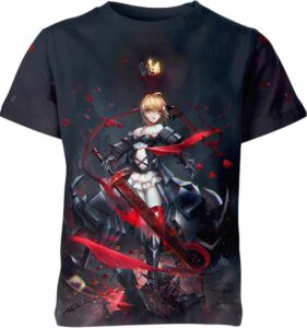 Artoria Pendragon Saber From Fate Stay Night Shirt