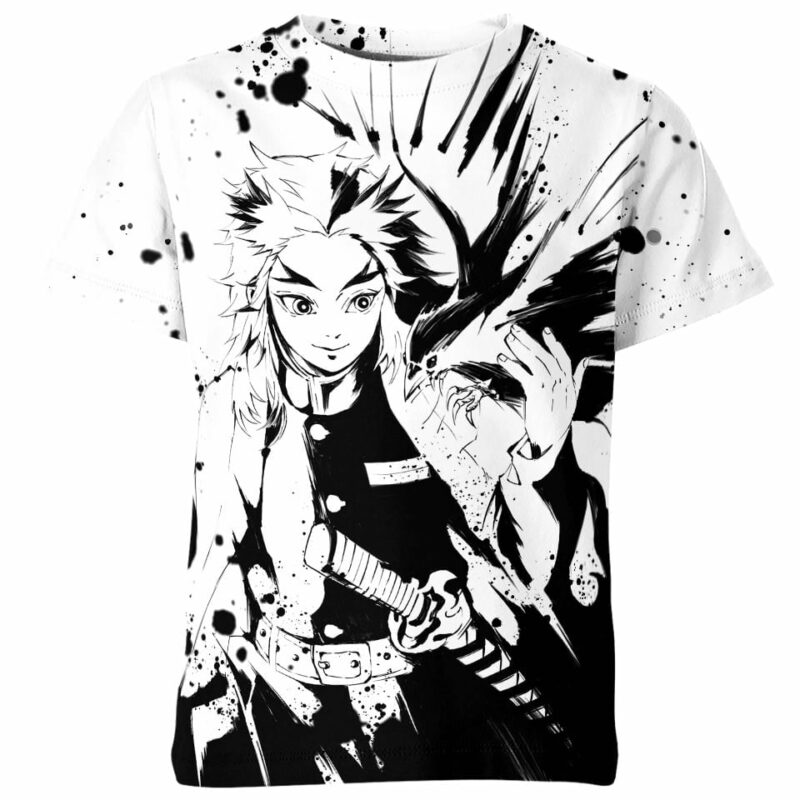 Honorable Warrior Rengoku all over print T-shirt