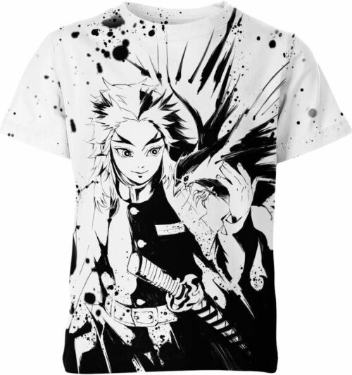 Honorable Warrior Rengoku all over print T-shirt