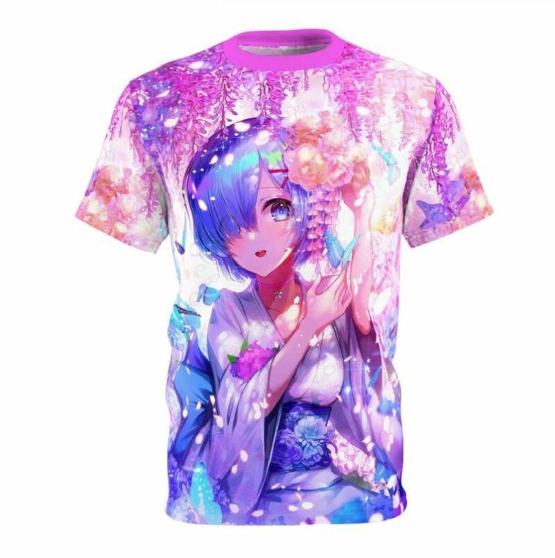 Rem in Kimono - Re:Zero Anime all over print T-shirt