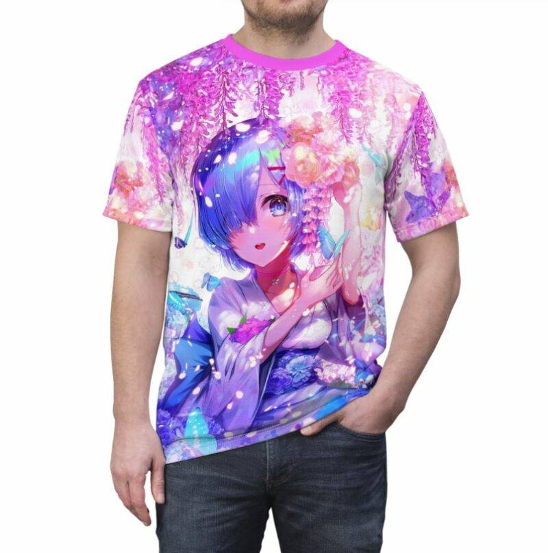 Rem in Kimono - Re:Zero Anime all over print T-shirt